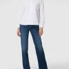Cambio Jeans Mit Brand-Detail – Blau 17