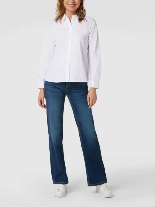 Cambio Jeans Mit Brand-Detail – Blau 1