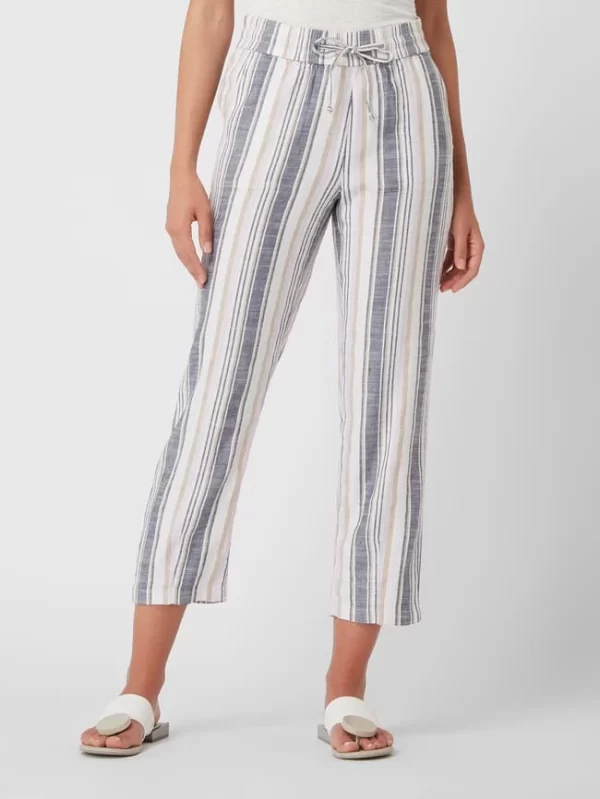 Gerry Weber Edition Culotte Aus Leinenmischung – Marineblau 5