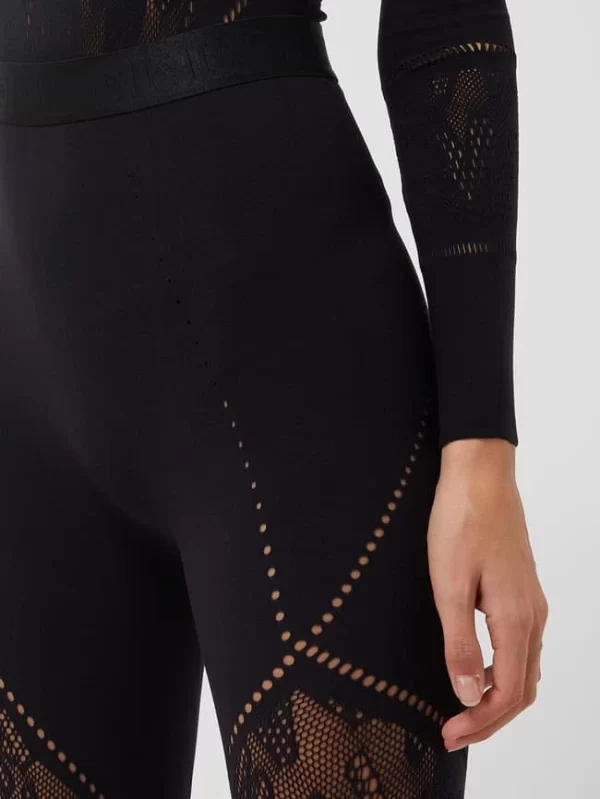 Wolford Sportleggings Mit Logo-Bund – Schwarz 4