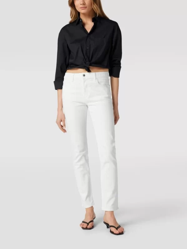 Emporio Armani Mid Rise Jeans Im Regular Fit – Ecru 1
