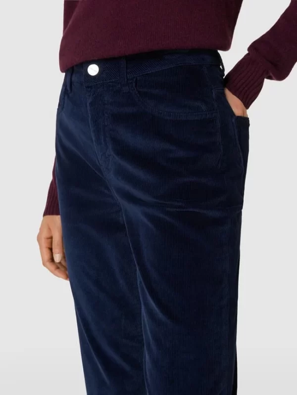 Rich & Royal Cordhose Mit Stretch-Anteil – Marineblau 4