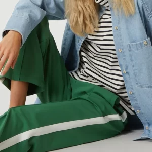 Jake*s Casual Trackpants Mit Elastischem Bund – Gras Grün 12
