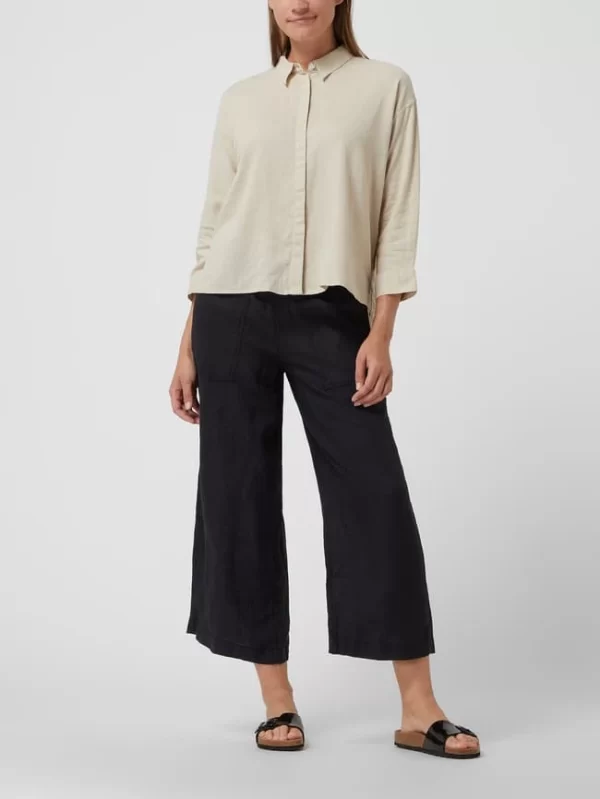 S.Oliver RED LABEL Culotte Aus Leinen – Schwarz 1