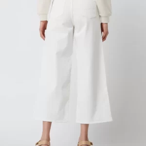 Q/S Designed By High Rise Culotte Aus Denim – Ecru 15