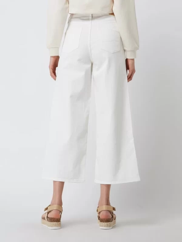 Q/S Designed By High Rise Culotte Aus Denim – Ecru 6