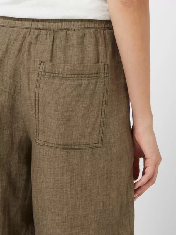 S.Oliver RED LABEL Culotte Aus Leinen – Khaki 4
