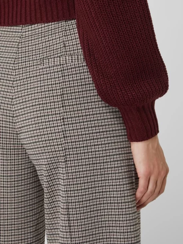 ICHI Culotte Mit Glencheck-Muster Modell ‚Kate‘ – Beige 4