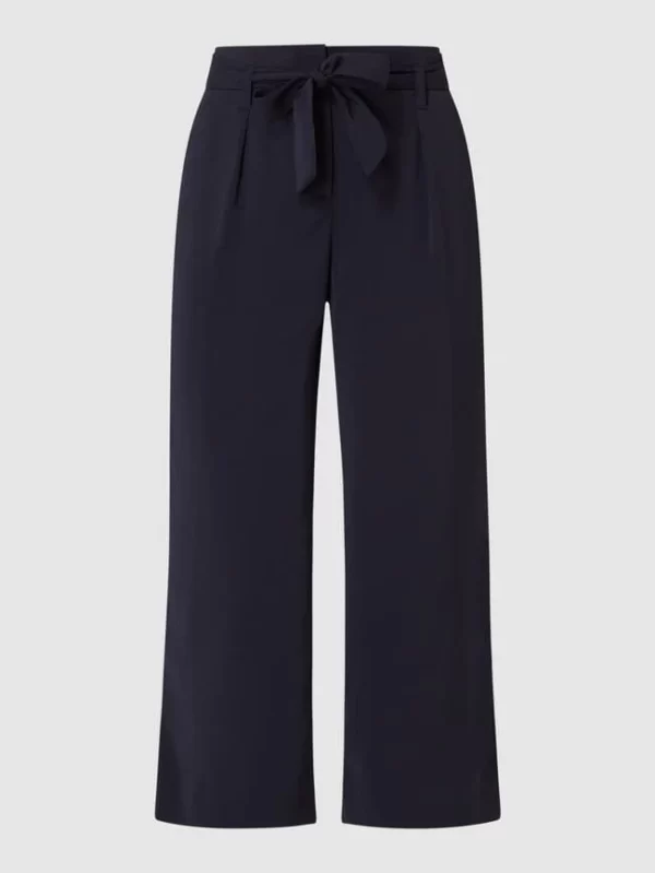 Saint Tropez Culotte Mit Bundfalten Modell ‚Andrea‘ – Marineblau 3