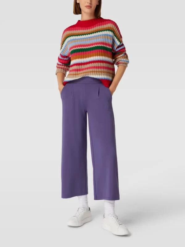 ICHI Culotte Mit Eingrifftaschen Modell ‚Kate‘ – Violett 1