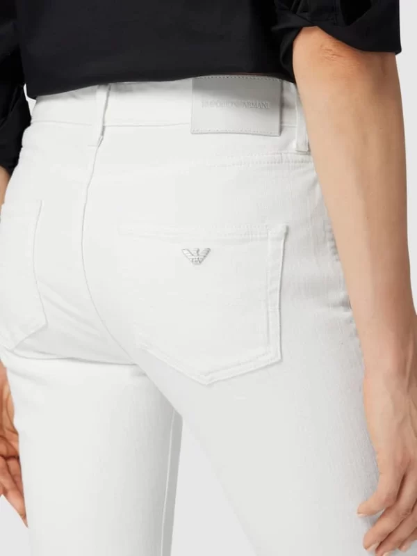 Emporio Armani Mid Rise Jeans Im Regular Fit – Ecru 4