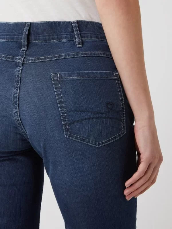 Zerres Straight Fit Jeans Mit Stretch-Anteil Modell ‘Greta’ – Blau 4