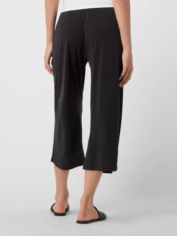 Vila Culotte Aus Modalmischung – Schwarz 6