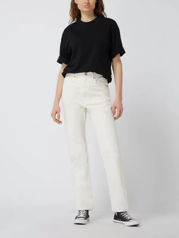 Levi’s® Slim Straight Fit High Waist Jeans Aus Baumwolle Modell ’70s™’ – Offwhite 1