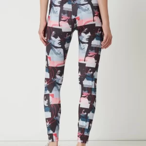 HUGO Stretchhose Mit Allover-Muster Modell ‘Nakei’ – Schwarz 15