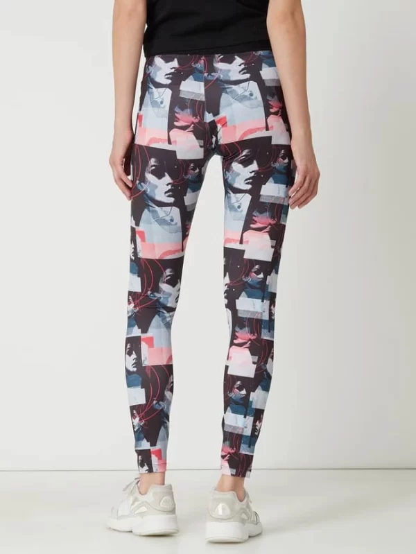 HUGO Stretchhose Mit Allover-Muster Modell ‘Nakei’ – Schwarz 6