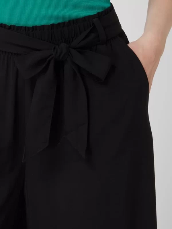 Edc By Esprit Culotte Mit Gürtel Zum Binden – Schwarz 4