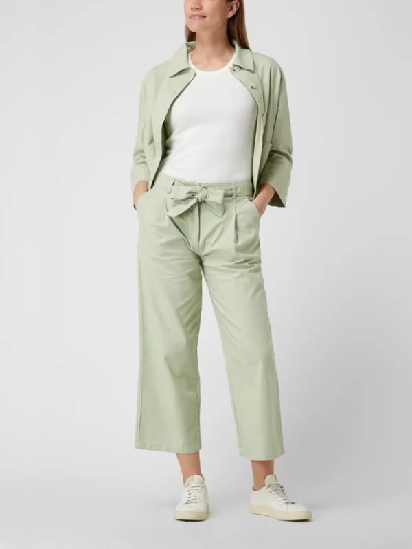 Opus Culotte Mit Gürtel Modell ‚Mareika‘ – Schilf 1