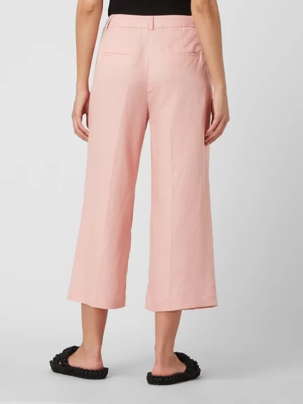 Taifun Culotte Aus Lyocell-Leinen-Mix – Hellrosa 6