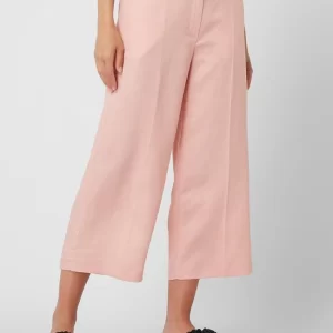 Taifun Culotte Aus Lyocell-Leinen-Mix – Hellrosa 13
