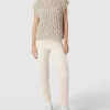 Marc Cain Jeggings In Samt-Optik – Ecru 19