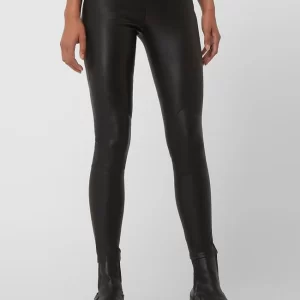 YOUNG POETS SOCIETY Skinny Fit Lederhose Mit Nahtreißverschluss – Schwarz 13