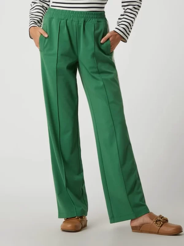 Jake*s Casual Trackpants Mit Elastischem Bund – Gras Grün 5