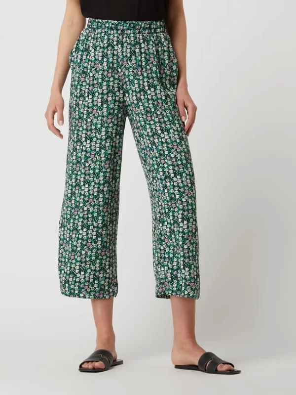 ICHI Culotte Aus Viskose Modell ‚Marrakech‘ – Grün 5