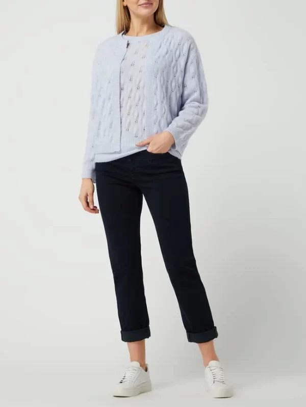 Cambio Straight Fit Jeans Mit Stretch-Anteil Modell ‘Pearlie’ – Dunkelblau 1