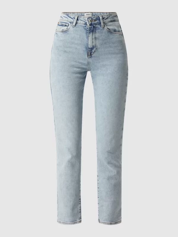 Only Straight Fit High Waist Jeans Mit Stretch-Anteil Modell ‘Emily’ – Jeans 3