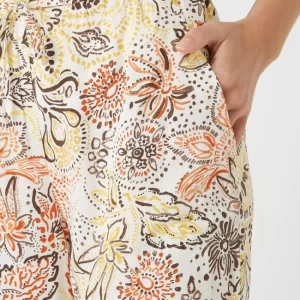 Gerry Weber Edition Culotte Aus Viskose Mit Floralem Muster – Ecru 11