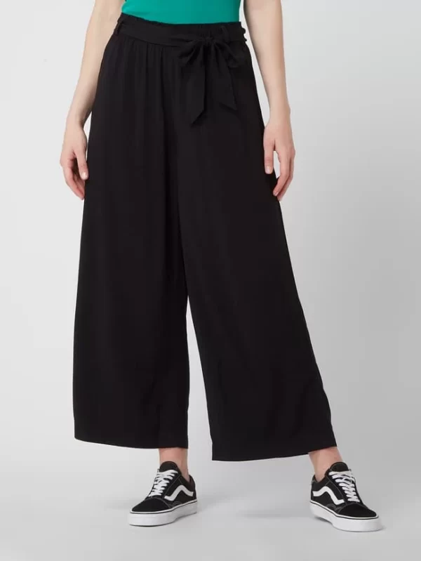Edc By Esprit Culotte Mit Gürtel Zum Binden – Schwarz 5