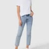 Jake*s Casual Straight Fit Jeans Aus Baumwolle – Hellblau Meliert 17