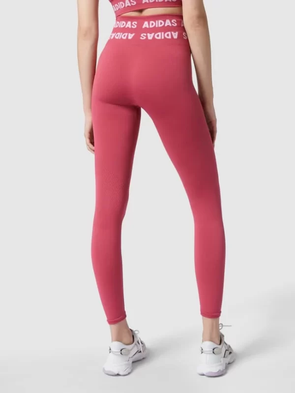 ADIDAS SPORTSWEAR Leggings Mit Label-Print – Bordeaux Rot 6