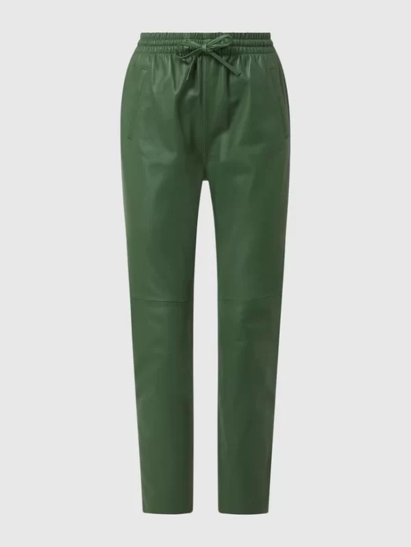 Oakwood Culotte Aus Leder Modell ‚Gift‘ – Grün 3