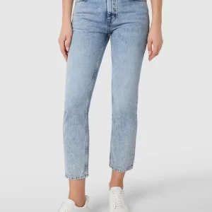 Jake*s Casual Straight Fit Jeans Aus Baumwolle – Hellblau Meliert 14