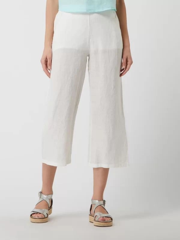 Emily Van Den Bergh Culotte Aus Leinen – Offwhite 5