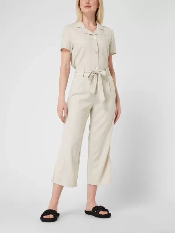 Only Culotte Aus Leinenmischung Modell ‚Caro‘ – Beige 1