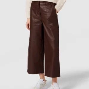 Weekend Max Mara Culotte Aus Leder Modell ‚Gong‘ – Cognac 13