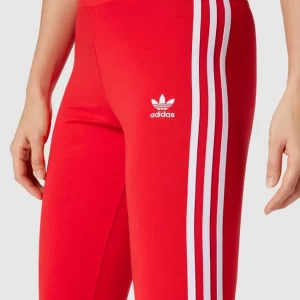 Adidas Originals Leggings Mit Kontraststreifen – Rot 11