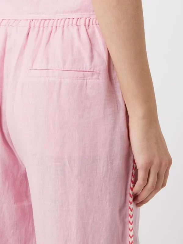 Emily Van Den Bergh Culotte Aus Leinen – Rosé 4
