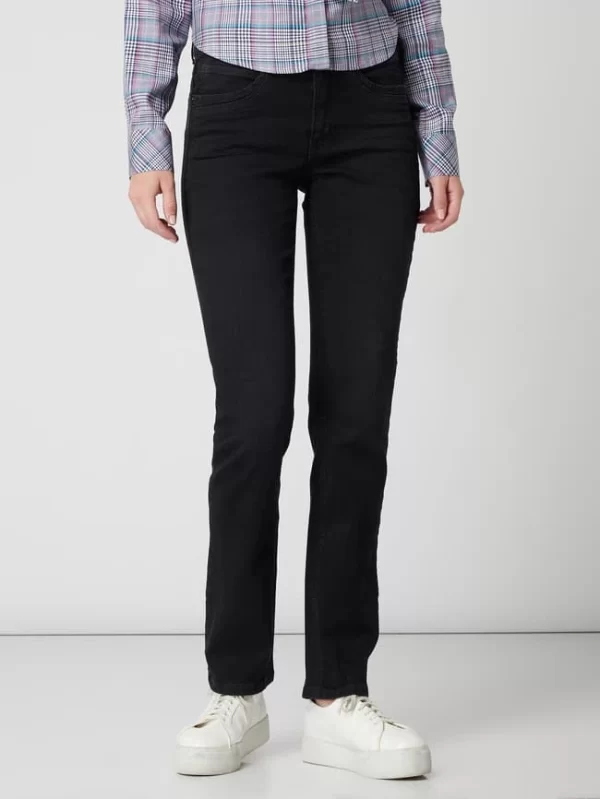 MAC Straight Fit Jeans Mit Stretch-Anteil – Dunkelblau 5
