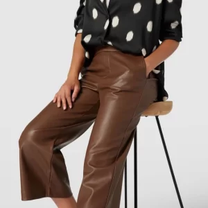 Milano Italy Culotte In Leder-Optik Modell ‚Fakeleder‘ – Schokobraun 11