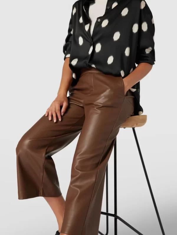 Milano Italy Culotte In Leder-Optik Modell ‚Fakeleder‘ – Schokobraun 4