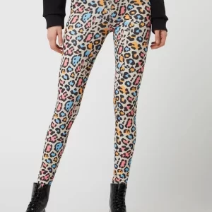 Frieda & Freddies Sportleggings Mit Leopardenmuster – Beige 13