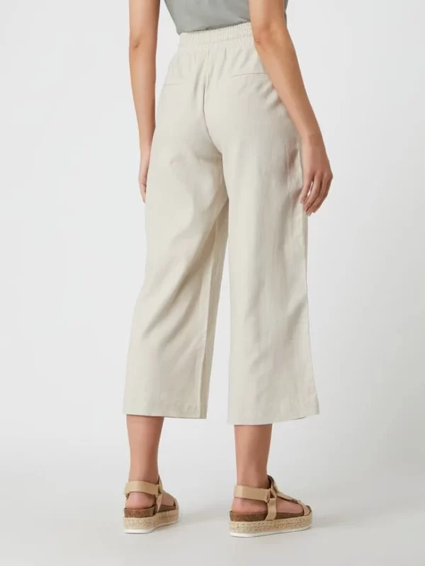 Soyaconcept Culotte Aus Leinen-Viskose-Mix – Sand 6