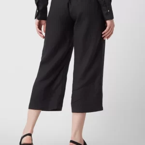 Emily Van Den Bergh Culotte Aus Leinen – Schwarz 15
