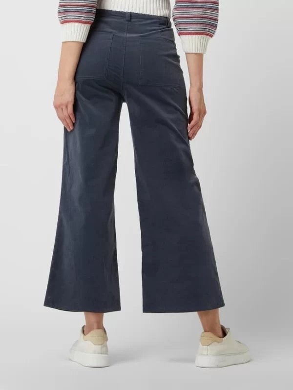Soaked In Luxury Culotte Aus Feincord Modell ‚Jill‘ – Anthrazit 6