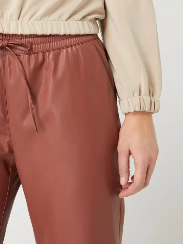 Someday Culotte In Leder-Optik Modell ‚Carilo‘ – Terrakotta 4