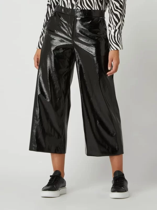 Taifun Culotte In Leder-Optik – Schwarz 5